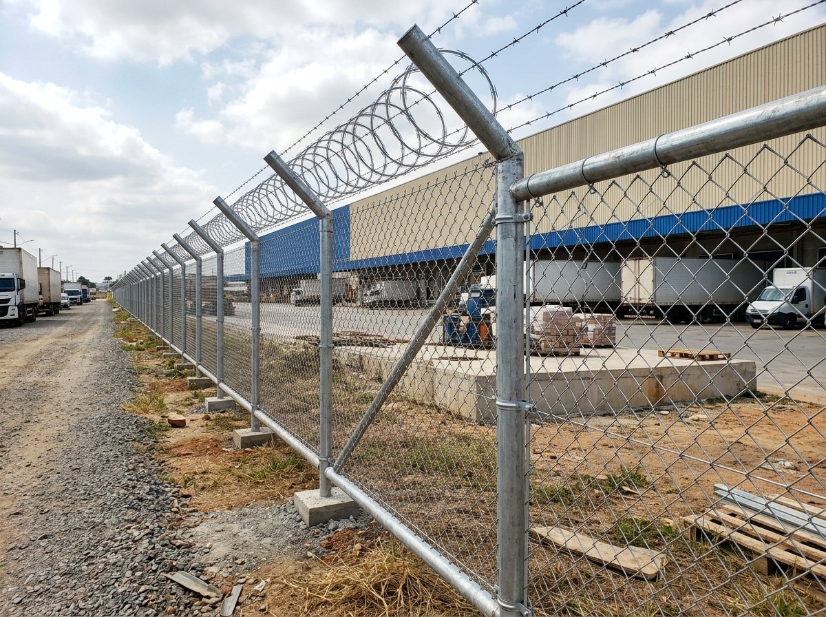 Alambrado e cercamento - Obra real DW